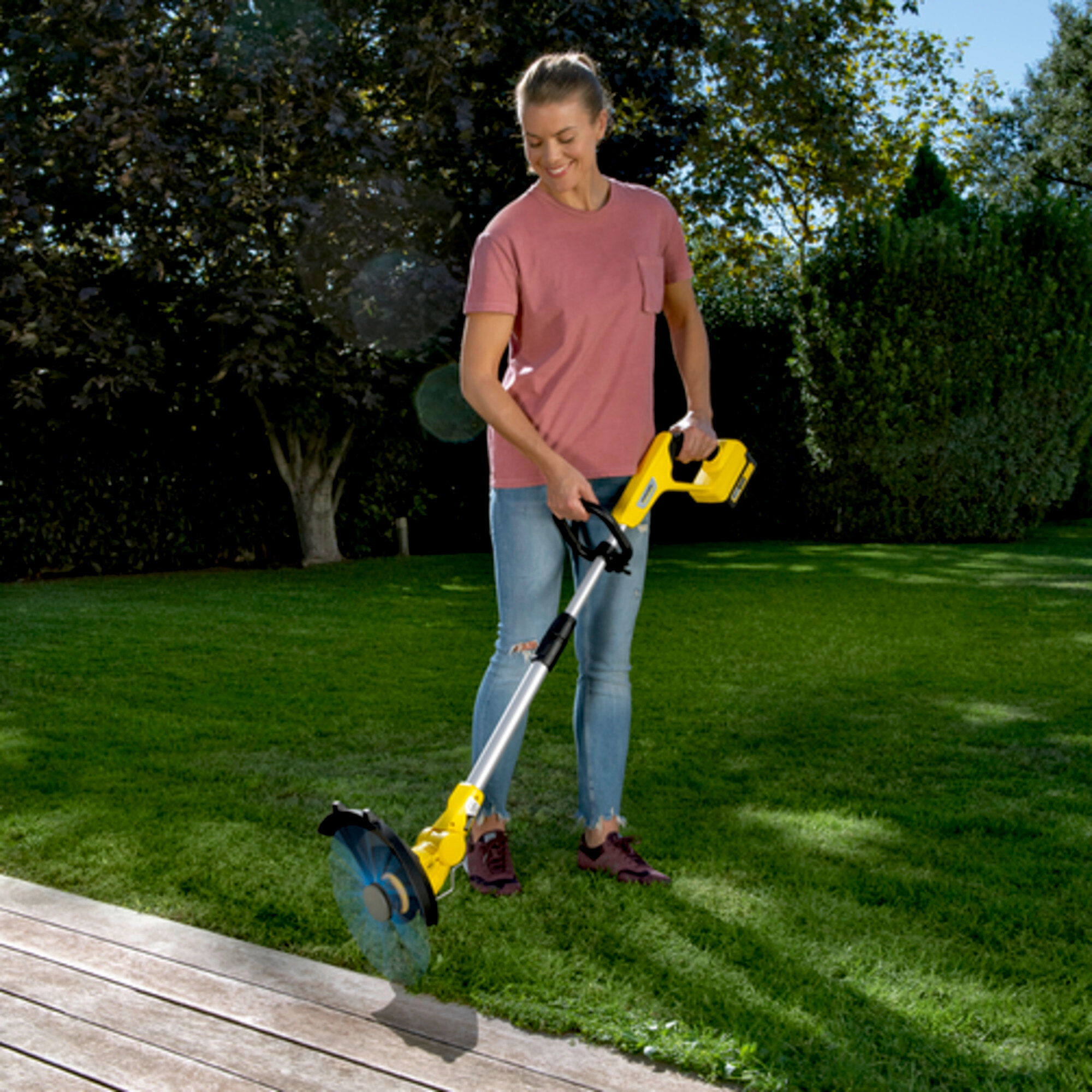 Акумуляторний тример LTR 18-30 Battery: Можливість використання ножа